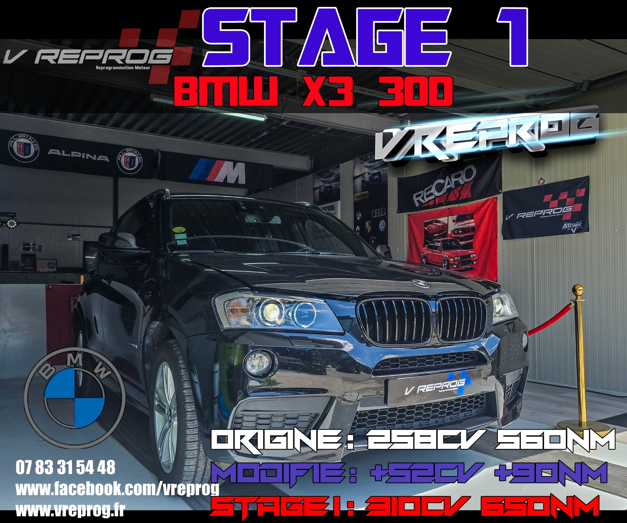 BMW x330D reprogrammée